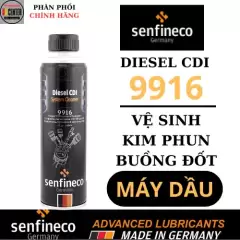 Senfineco 9916 - Dung dịch vệ sinh hệ thống nhiên liệu, kim phun, buồng đốt máy dầu Diesel