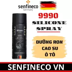 Senfineco 9990 - Dung Dịch Bảo Dưỡng và Làm Mềm Ron Cao Su - Silicone Spray 450ml