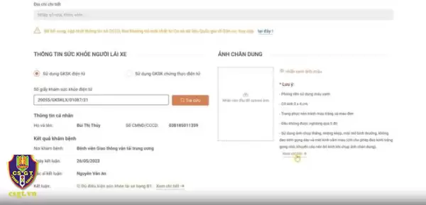 Hướng dẫn các bước cấp đổi giấy phép lái xe trực tuyến 2025 - Ảnh minh họa 8
