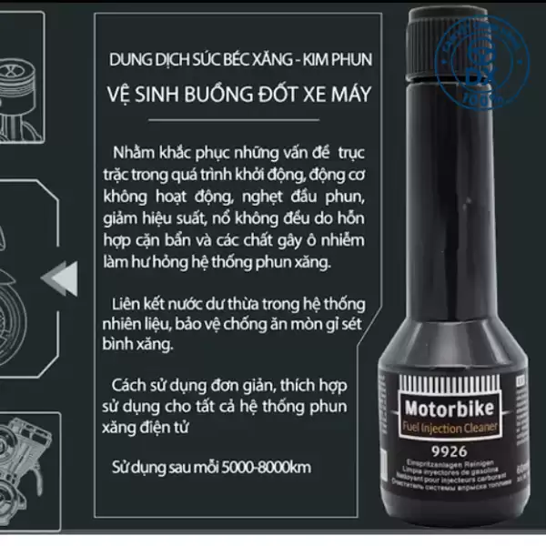 Senfineco 9926 Fuel Injector Cleaner – Làm sạch kim phun xe máy - Ảnh minh họa 3