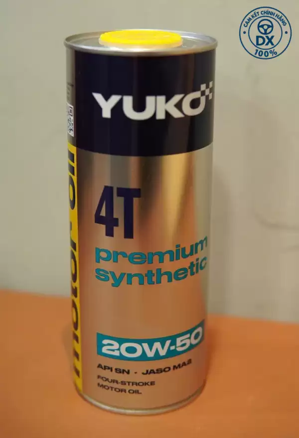 Yuko Premium Synthetic 20W-50 - Nhớt Tổng Hợp Nhập Châu Âu - Ảnh minh họa 2