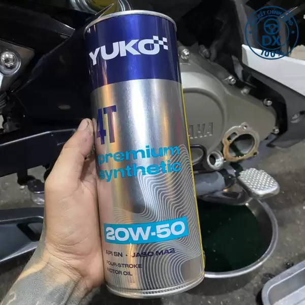Yuko Premium Synthetic 20W-50 - Nhớt Tổng Hợp Nhập Châu Âu - Ảnh minh họa 3