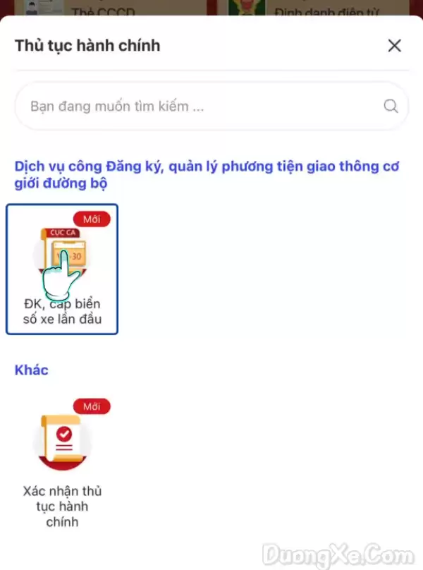 Hướng dẫn cách bấm biển số qua VNeID dịch vụ công từ A-Z - Ảnh minh họa 4