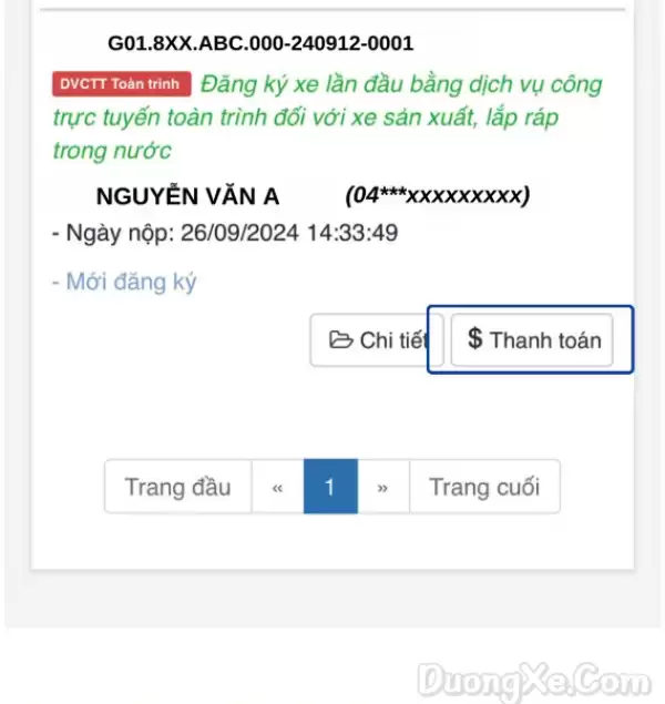 Hướng dẫn cách bấm biển số qua VNeID dịch vụ công từ A-Z - Ảnh minh họa 13