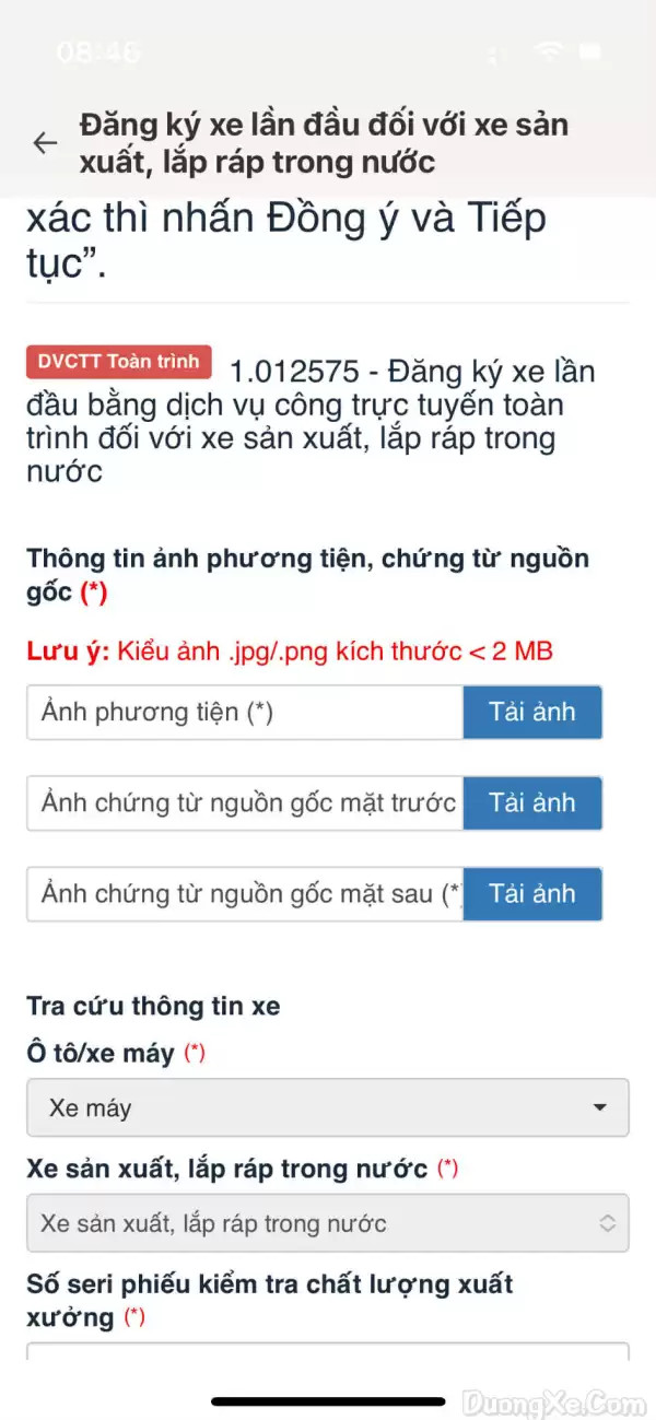Hướng dẫn cách bấm biển số qua VNeID dịch vụ công từ A-Z - Ảnh minh họa 8