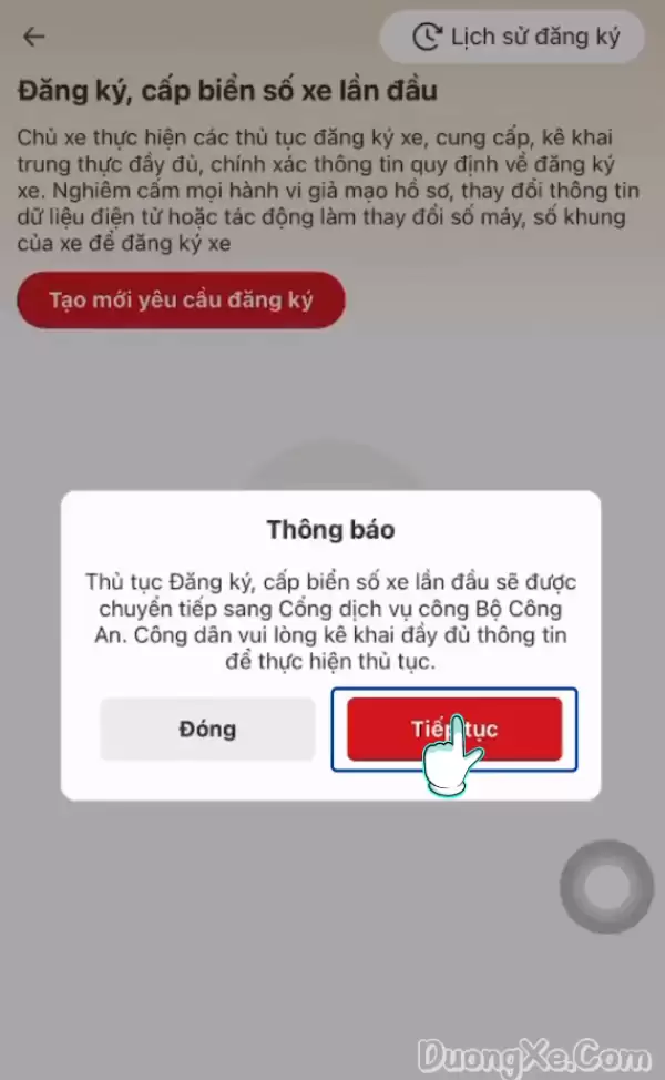 Hướng dẫn cách bấm biển số qua VNeID dịch vụ công từ A-Z - Ảnh minh họa 5