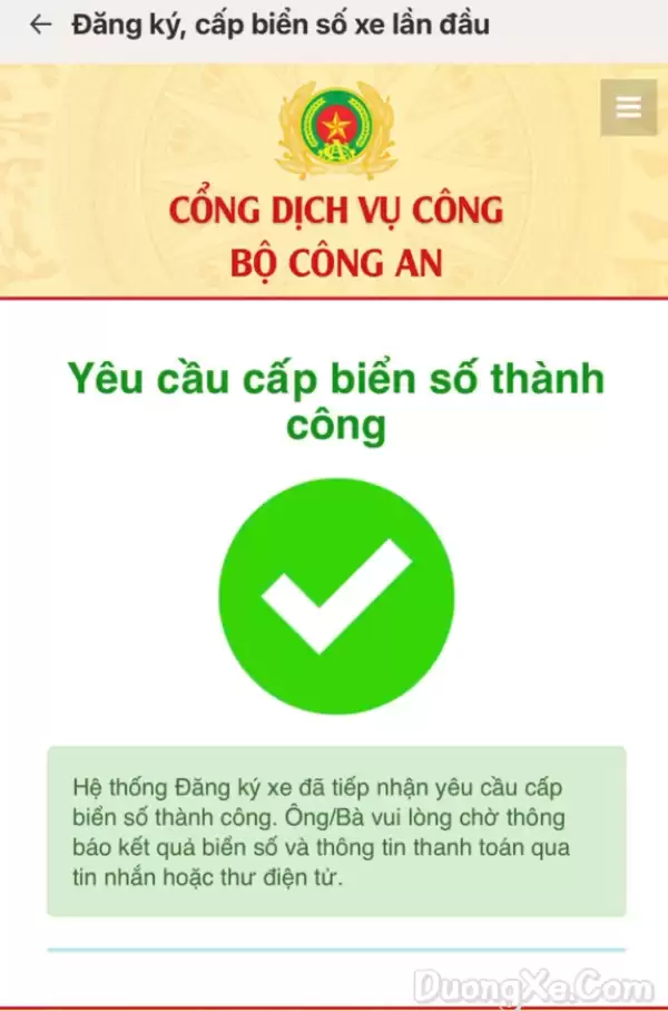 Hướng dẫn cách bấm biển số qua VNeID dịch vụ công từ A-Z - Ảnh minh họa 11
