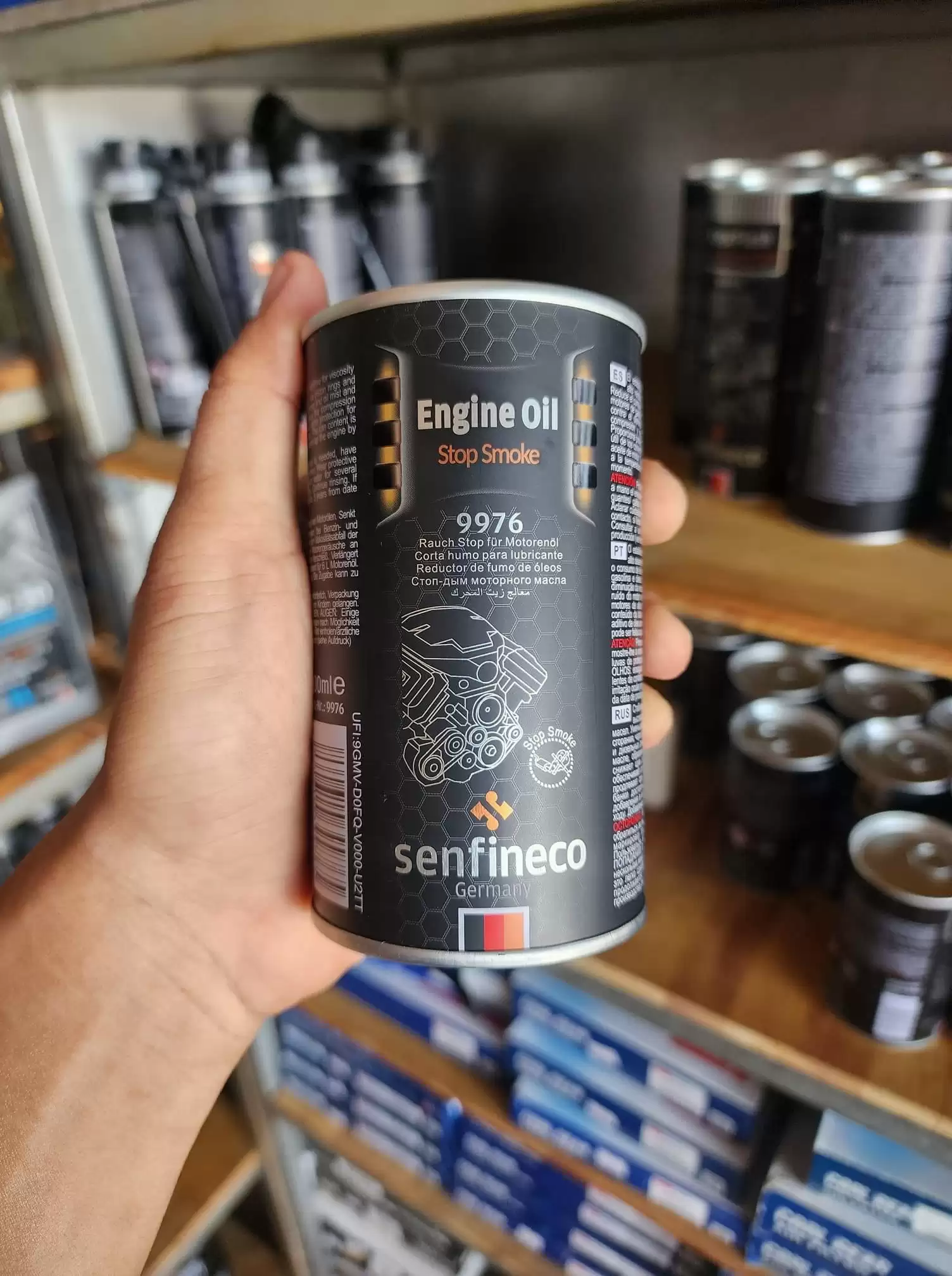 Senfineco 9976 - Phụ Gia Bảo Vệ động cơ Ô Tô 300ml - Ảnh minh họa 3