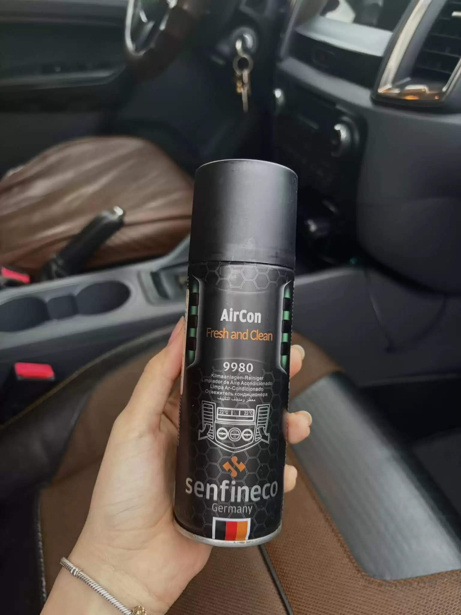 Senfineco 9980 - Dung Dịch Khử Mùi, Kháng Khuẩn Dàn Lạnh 250ml - Ảnh minh họa 5