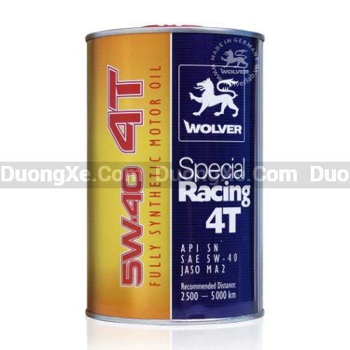 Wolver 4T Special Racing 5W-40 SN 1L - Dầu Nhớt Cao Cấp Cho Xe Máy