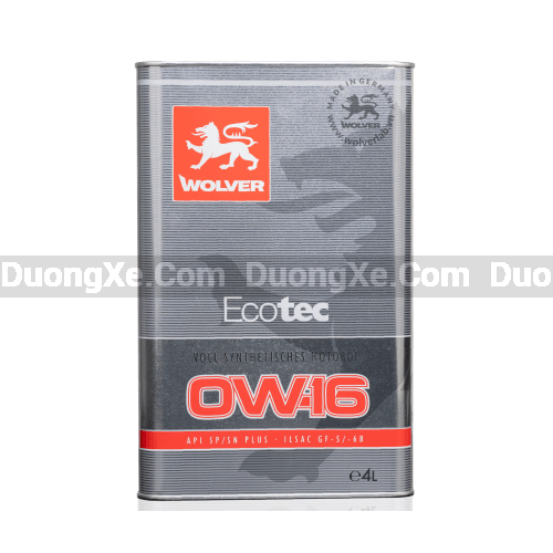 Wolver Ecotec 0W-16 4L - Dầu nhớt xe Oto Cao Cấp - Hình ảnh sản phẩm