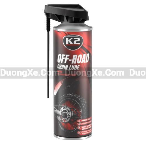 K2 Off Road Chain Lube - Dưỡng Sên Cao Cấp Xe Mô tô, Xe Máy - Ảnh minh họa 2