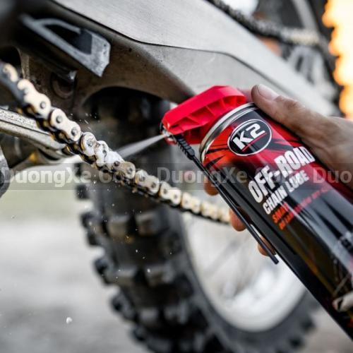 K2 Off Road Chain Lube - Dưỡng Sên Cao Cấp Xe Mô tô, Xe Máy
