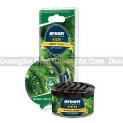 Areon Ken Nordic Forest - Sáp Thơm Xe Ô Tô Hương Rừng Bắc Âu