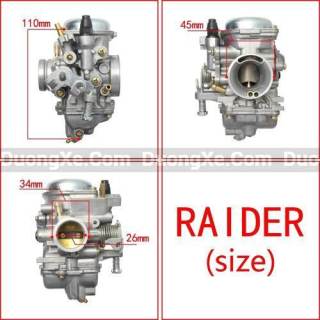 Mẹo Tự Vệ Sinh Bộ Chế Hòa Khí Trên Suzuki Raider
