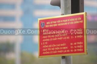 Mức Phạt Vi Phạm Giao Thông Theo Nghị Định 168 đối với Xe Máy
